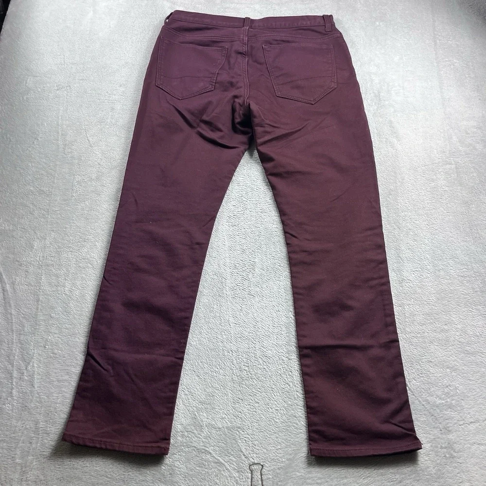 Banana‎ Republic Travel Jean 31x28* Slim Fit Mens Denim Pants Maroon